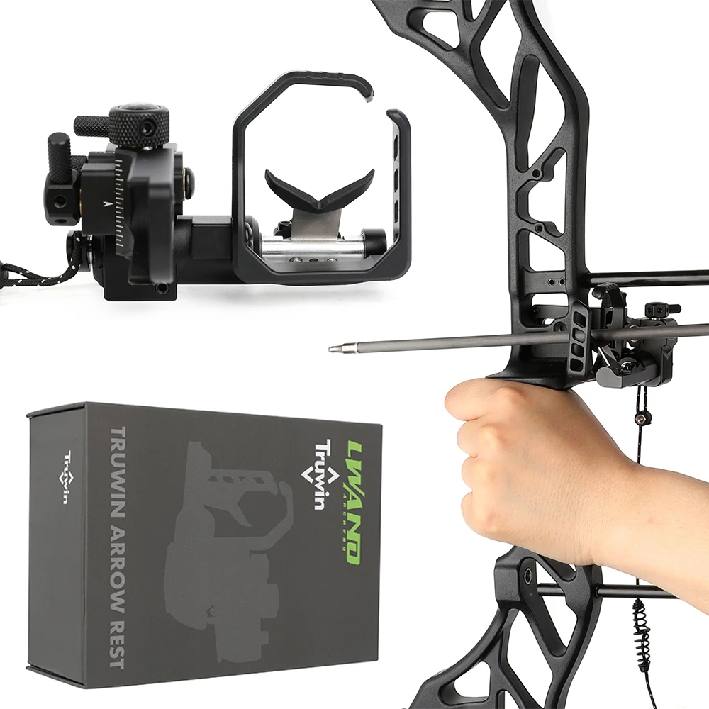 Archery Drop Away Arrow Rest Adjustable Aluminum Alloy RH Compound Bow Target Competition Archery Hunting Shooting Target Aim
Archery Drop Away Arrow Rest Adjustable Aluminum Alloy RH Compound Bow Target Competition Archery Hunting Shooting Target Aim