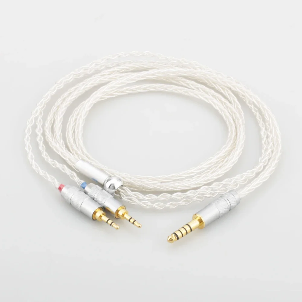 Audiocrast 8Cores 6N OCC Silver plated cable 4.4Mm Plug Headphone Upgraded cable for SUNDARA he400i he400s HE560
Audiocrast 8Cores 6N OCC Silver plated cable 4.4Mm Plug Headphone Upgraded cable for SUNDARA he400i he400s HE560