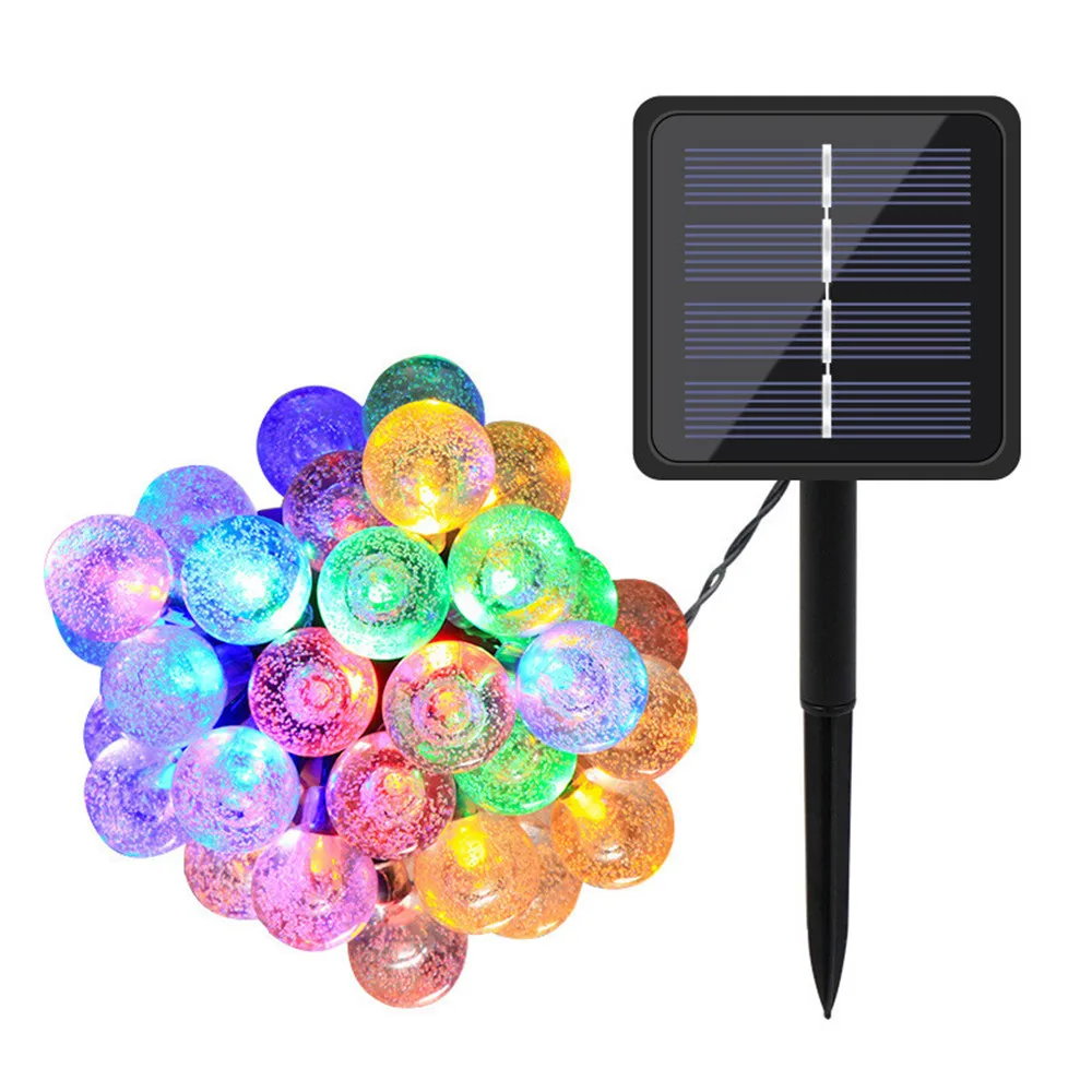 5/7/12M Solar Crystal Globe LED String Lights LED 8 Lighting Modes IP65 Fairy Light Christmas Garland for Garden Party Decor
5/7/12M Solar Crystal Globe LED String Lights LED 8 Lighting Modes IP65 Fairy Light Christmas Garland for Garden Party Decor