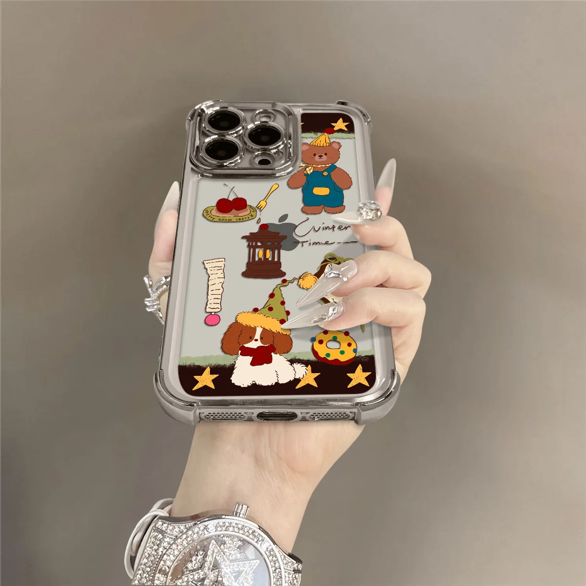 Transparent Phone Case for iPhone 17 Pro Max 16 Plus 15 14 13 12 11 Chrome Bumper Camera Protection for Male Female Cartoon Dog
Transparent Phone Case for iPhone 17 Pro Max 16 Plus 15 14 13 12 11 Chrome Bumper Camera Protection for Male Female Cartoon Dog