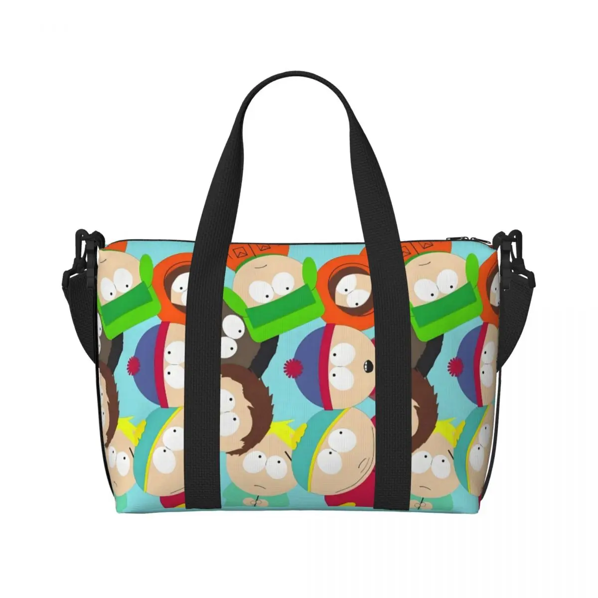 Изготовленная на заказ сумка-тоут S-South Park для женщин, большая вместительная сумка с героями мультфильмов аниме, тренажерный зал, пляжные дорожные сумки 
Изготовленная на заказ сумка-тоут S-South Park для женщин, большая вместительная сумка с героями мультфильмов аниме, тренажерный зал, пляжные дорожные сумки