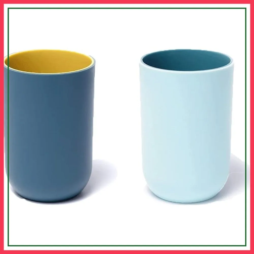 Unbreakable Reusable Drinking Cups Set of 2 Colors, Plastic Tumblers 300 ml/10.5 oz, Dishwasher Safe
Unbreakable Reusable Drinking Cups Set of 2 Colors, Plastic Tumblers 300 ml/10.5 oz, Dishwasher Safe
