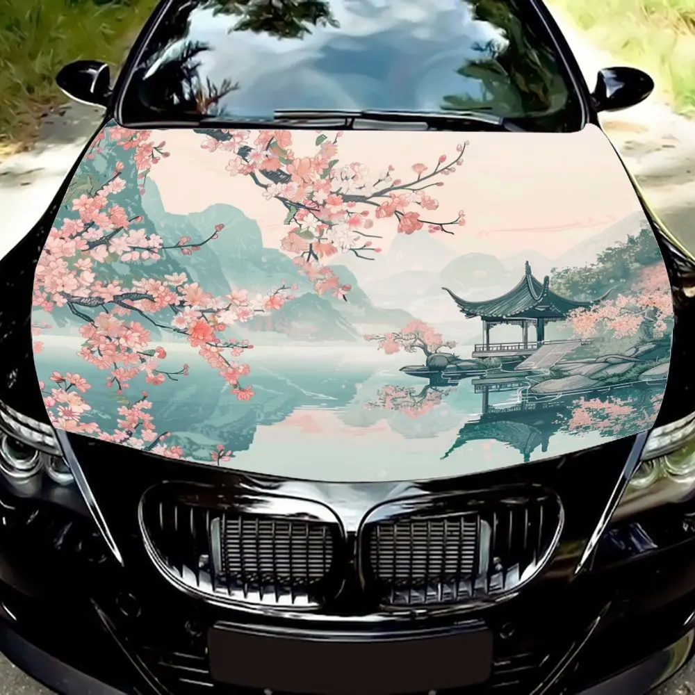 Lake Pavilion Car Hood Sticker PVC Self Waterproof Stick, Striking Auto Exterior Accessories Decor Protect Gift for Car Lover
Lake Pavilion Car Hood Sticker PVC Self Waterproof Stick, Striking Auto Exterior Accessories Decor Protect Gift for Car Lover