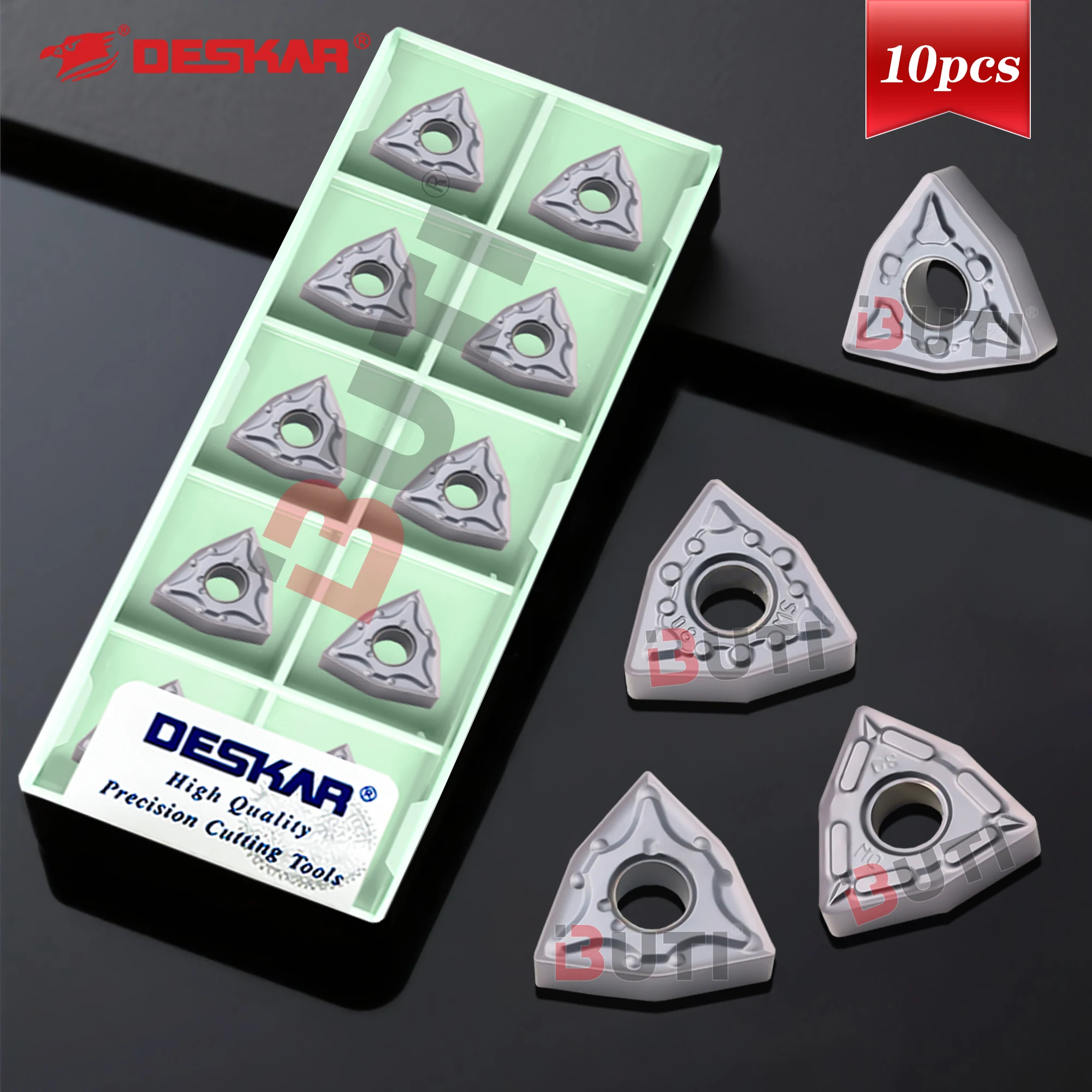 DESKAR 100% Original Outer Slotted Blades WNMG080404-JMS WNMG080408R-VF LF6018S Stainless Steel Special Machining Lathe Inserts
DESKAR 100% Original Outer Slotted Blades WNMG080404-JMS WNMG080408R-VF LF6018S Stainless Steel Special Machining Lathe Inserts