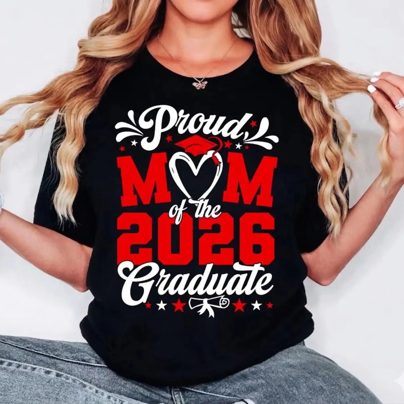 Customized Proud Mom 2026 Graduate Shirt Women Faily Graduation Tee Proud Family Graduate Tshirts Senior 2026 Class Shirt
Customized Proud Mom 2026 Graduate Shirt Women Faily Graduation Tee Proud Family Graduate Tshirts Senior 2026 Class Shirt