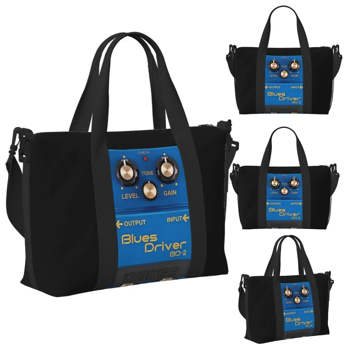 Custom Boss Blues Driver BD-2 Overdrive Bluesbreaker Beach Travel Bag Tote Bags for Gym Sport Women Shopping Duffle Shoulder Bag
Custom Boss Blues Driver BD-2 Overdrive Bluesbreaker Beach Travel Bag Tote Bags for Gym Sport Women Shopping Duffle Shoulder Bag