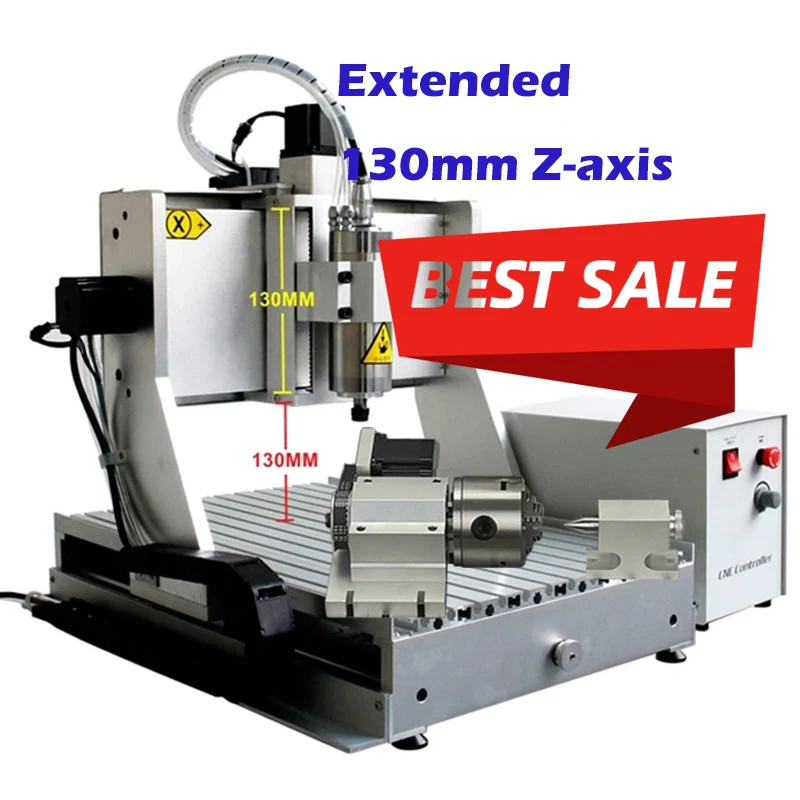 LYCNC 6040 4axis CNC Router Engraving Drilling Milling Machine 0.8 1.5 2.2KW Spindle With Water Tank Metal Wood Working Bench
LYCNC 6040 4axis CNC Router Engraving Drilling Milling Machine 0.8 1.5 2.2KW Spindle With Water Tank Metal Wood Working Bench