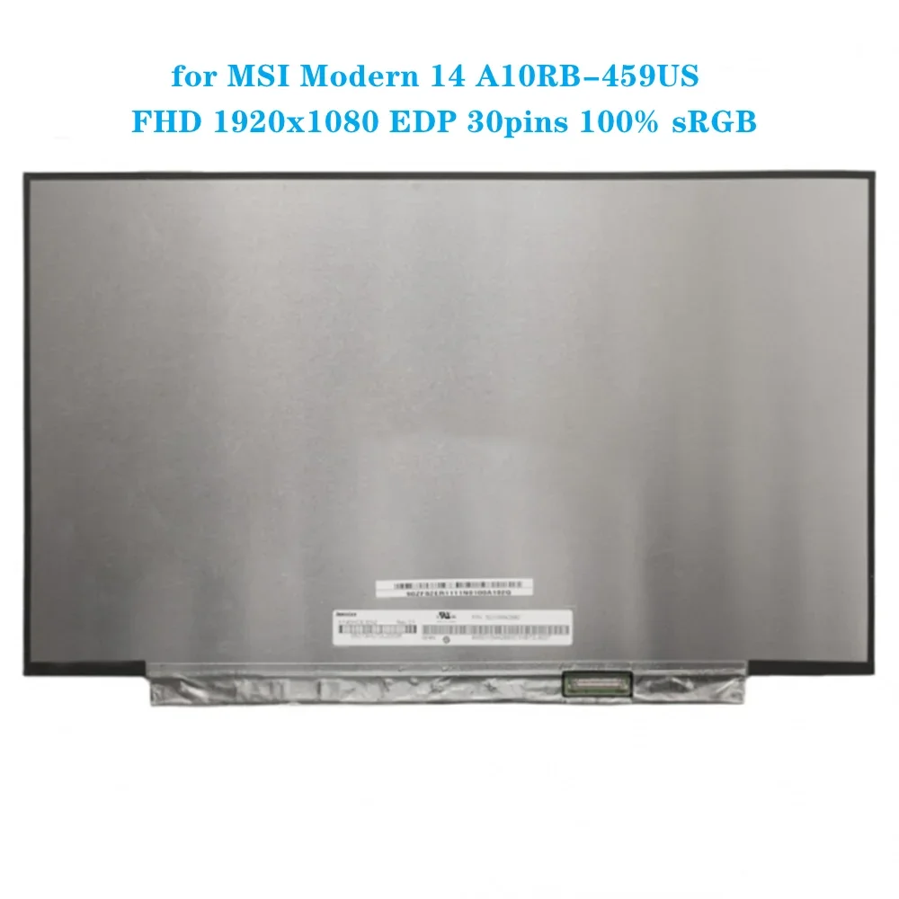 14-дюймовый ЖК-экран IPS-панель для MSI Modern 14 A10RB-459US Slim FHD 1920x1080 EDP 30 контактов 100% sRGB
14-дюймовый ЖК-экран IPS-панель для MSI Modern 14 A10RB-459US Slim FHD 1920x1080 EDP 30 контактов 100% sRGB