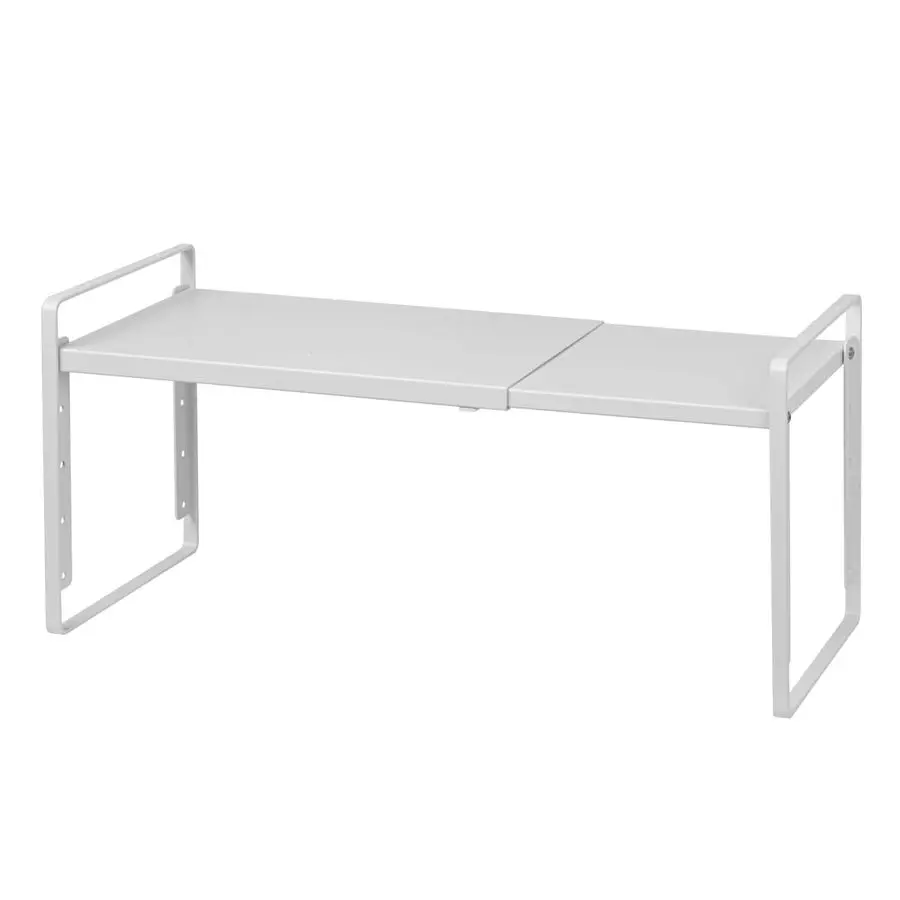 Cabinet Shelf Organizer Expandable 5 Heights Adjustable Stackable Rack Riser for Kitchen Pantry Cupboard Under Sink Organization