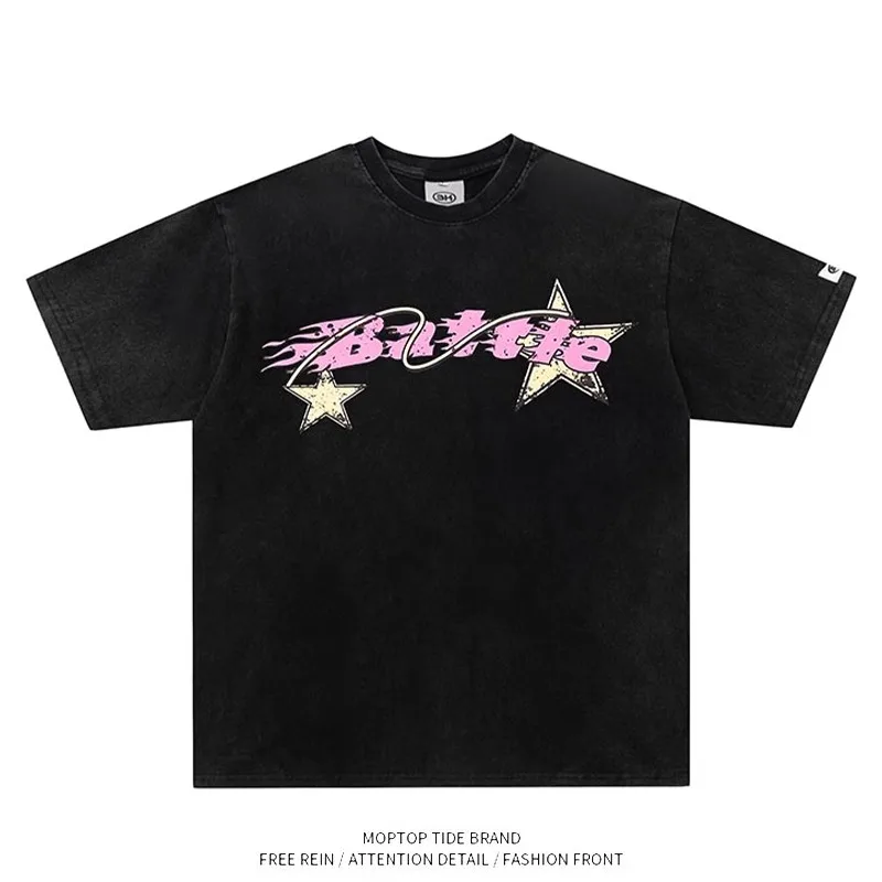 Large Size Distress Washed Cotton Oversize T-shirts Black America Letter Graphic Tees Men Women Punk Grunge Tops Summer Casual
Large Size Distress Washed Cotton Oversize T-shirts Black America Letter Graphic Tees Men Women Punk Grunge Tops Summer Casual