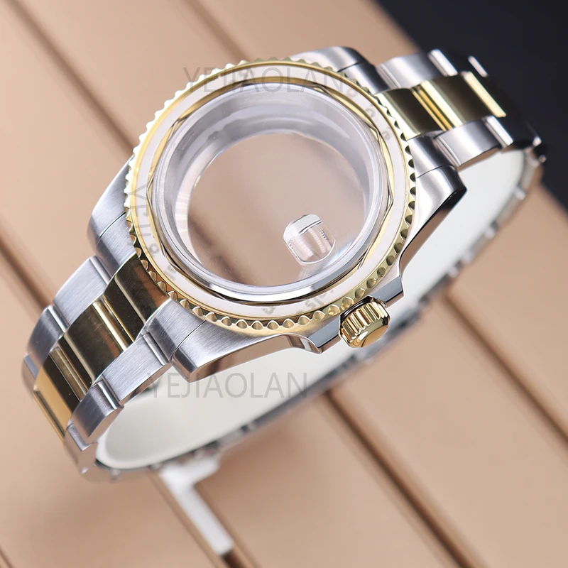 40mm Steel Dive Watch Case Bracelet For SUB/GMT Seiko NH35 NH36 NH34 Miyota 8215 ETA2824 Movement 28.5mm Dial Sapphire 120Clicks
40mm Steel Dive Watch Case Bracelet For SUB/GMT Seiko NH35 NH36 NH34 Miyota 8215 ETA2824 Movement 28.5mm Dial Sapphire 120Clicks