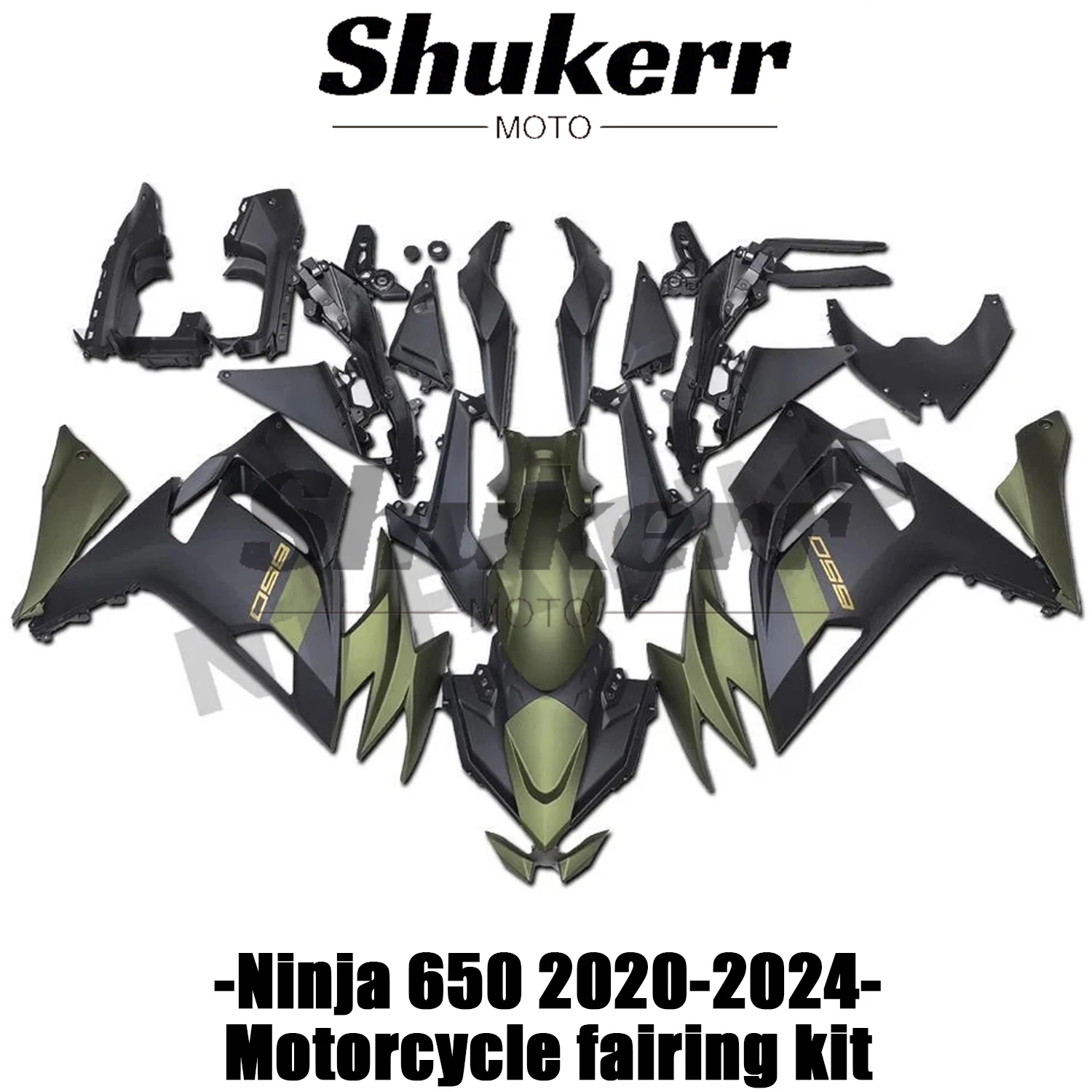 Fit for Kawasaki Er-6F Ninja 650 2020-2024 New Abs Motorcycle Plastic Fairing Kit Injection Mold Bodywork Panel Kit Black Green
Fit for Kawasaki Er-6F Ninja 650 2020-2024 New Abs Motorcycle Plastic Fairing Kit Injection Mold Bodywork Panel Kit Black Green