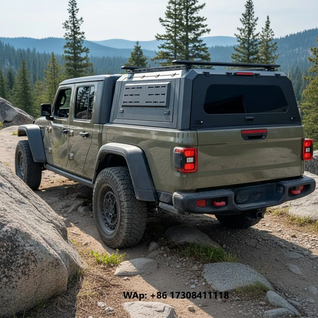 Modular Heavy Duty Aluminum Alloy Hardtop Canopy Waterproof Lockable Truck Bed Topper for Gladiator 4x4 Offroad Accessories
Modular Heavy Duty Aluminum Alloy Hardtop Canopy Waterproof Lockable Truck Bed Topper for Gladiator 4x4 Offroad Accessories