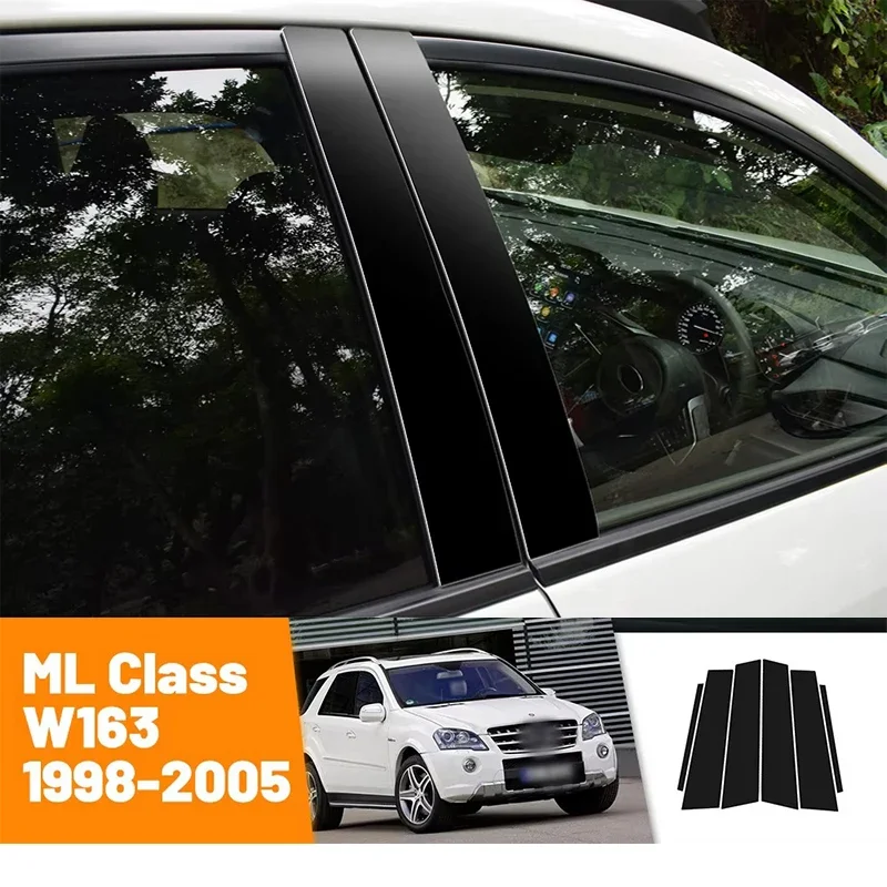 For Mercedes Benz ML Class W163 1998-2005 1999 2000 Black Carbon Fiber Doors and Windows B C Pillars Column Decorative Stickers
For Mercedes Benz ML Class W163 1998-2005 1999 2000 Black Carbon Fiber Doors and Windows B C Pillars Column Decorative Stickers