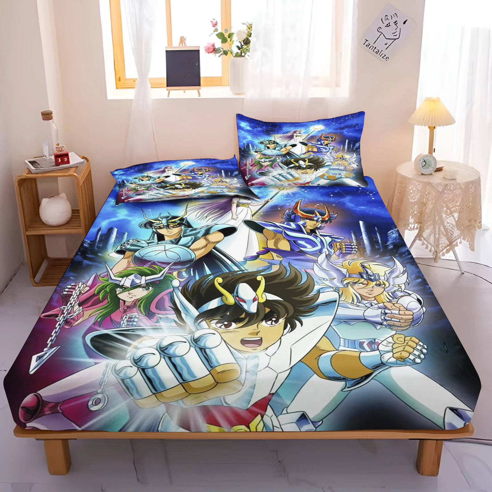 Наматрасник Saint Seiya с мультяшным принтом для подростков и детей, эластичный, с милым рисунком
Наматрасник Saint Seiya с мультяшным принтом для подростков и детей, эластичный, с милым рисунком