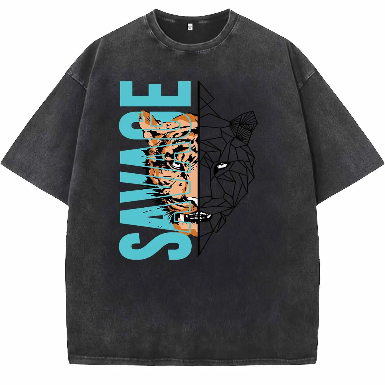 Мужская летняя хлопковая футболка с принтом Tiger Graphic Dont Talk, уличная одежда и одежда в городском стиле, с круглым вырезом, короткими рукавами, слегка эластичная
Мужская летняя хлопковая футболка с принтом Tiger Graphic Dont Talk, уличная одежда и одежда в городском стиле, с круглым вырезом, короткими рукавами, слегка эластичная
