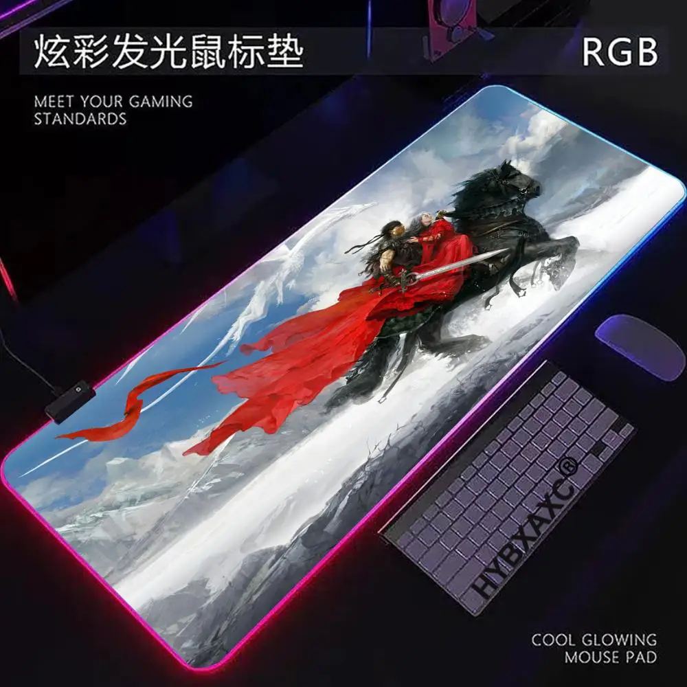 RGB LED HD Guild Wars Mouse Pad Oversized Mouse Mat, Extended Gaming Surface, Non-Slip Backing, Perfect for Desk Use HYBXAXC
RGB LED HD Guild Wars Mouse Pad Oversized Mouse Mat, Extended Gaming Surface, Non-Slip Backing, Perfect for Desk Use HYBXAXC