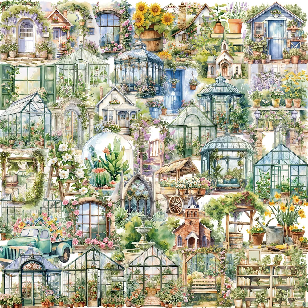 10/30/50PCS Beautiful Green Garden Cottage Sticker DIY Decoration Waterproof Skateboard Notebook Graffiti Toy
10/30/50PCS Beautiful Green Garden Cottage Sticker DIY Decoration Waterproof Skateboard Notebook Graffiti Toy