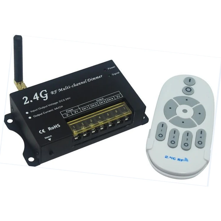 LED dimming controller 12V multi-channel independent brightness adjustment 24V lamp with advertising remote control
LED dimming controller 12V multi-channel independent brightness adjustment 24V lamp with advertising remote control