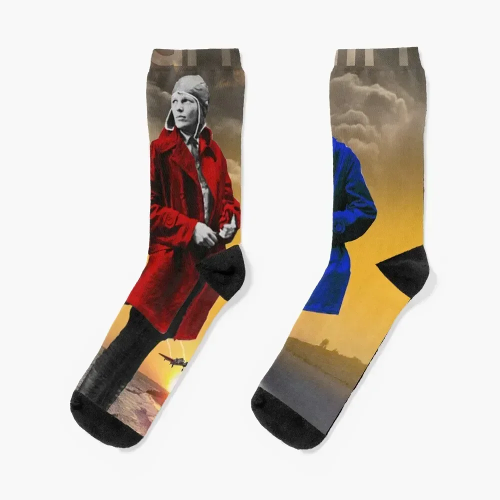 Amelia Earhart Flight Path Sunset Socks moving stockings sports stockings floral winter thermal Socks Man Women's
Amelia Earhart Flight Path Sunset Socks moving stockings sports stockings floral winter thermal Socks Man Women's