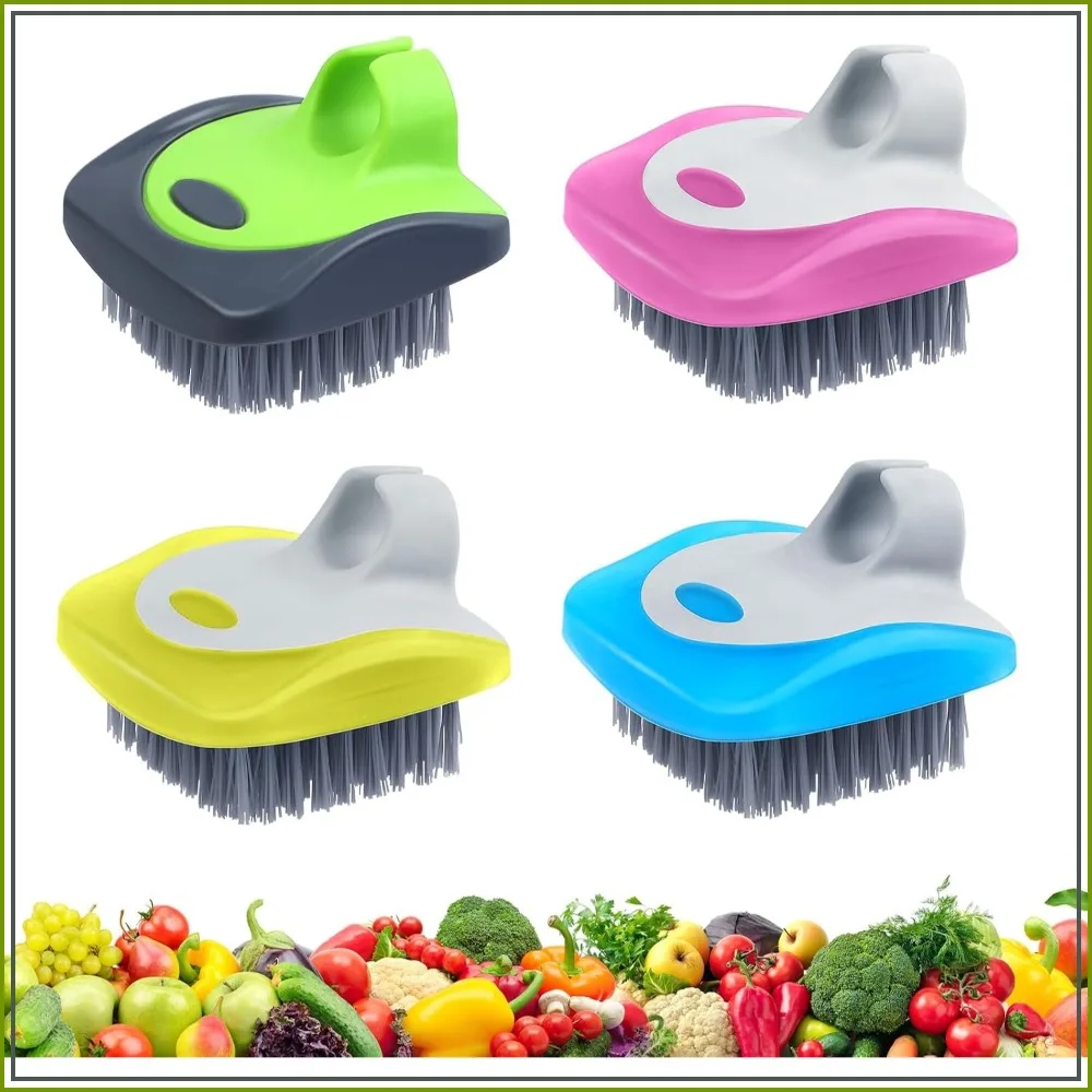4 Pieces Vegetable Brush Set - Potato Scrubber with Silicone Hard and Soft Sides for Delicate or Tough-Skinned Fruits and Vegetables
4 Pieces Vegetable Brush Set - Potato Scrubber with Silicone Hard and Soft Sides for Delicate or Tough-Skinned Fruits and Vegetables