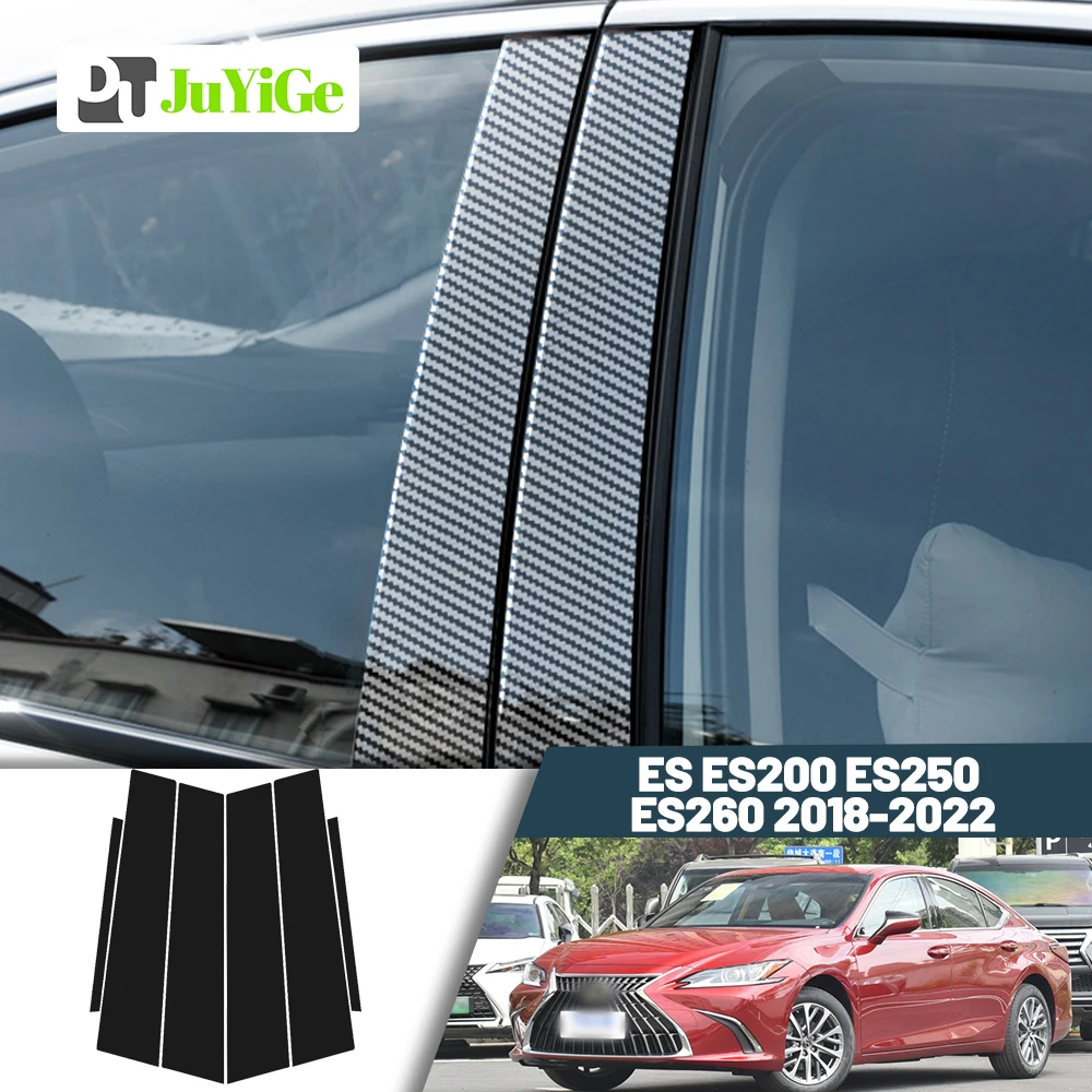 Glossy Black Carbon Fiber Window Door Deal B C Pillar Post Cover Sticker For Lexus ES ES200 ES250 ES260 2018-2022 2019 2020
Glossy Black Carbon Fiber Window Door Deal B C Pillar Post Cover Sticker For Lexus ES ES200 ES250 ES260 2018-2022 2019 2020