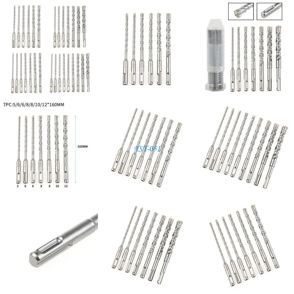 E15A Four-edged Serrated Concrete Drill Bits Drilling Tool 5-16mm Drill Bits
E15A Four-edged Serrated Concrete Drill Bits Drilling Tool 5-16mm Drill Bits