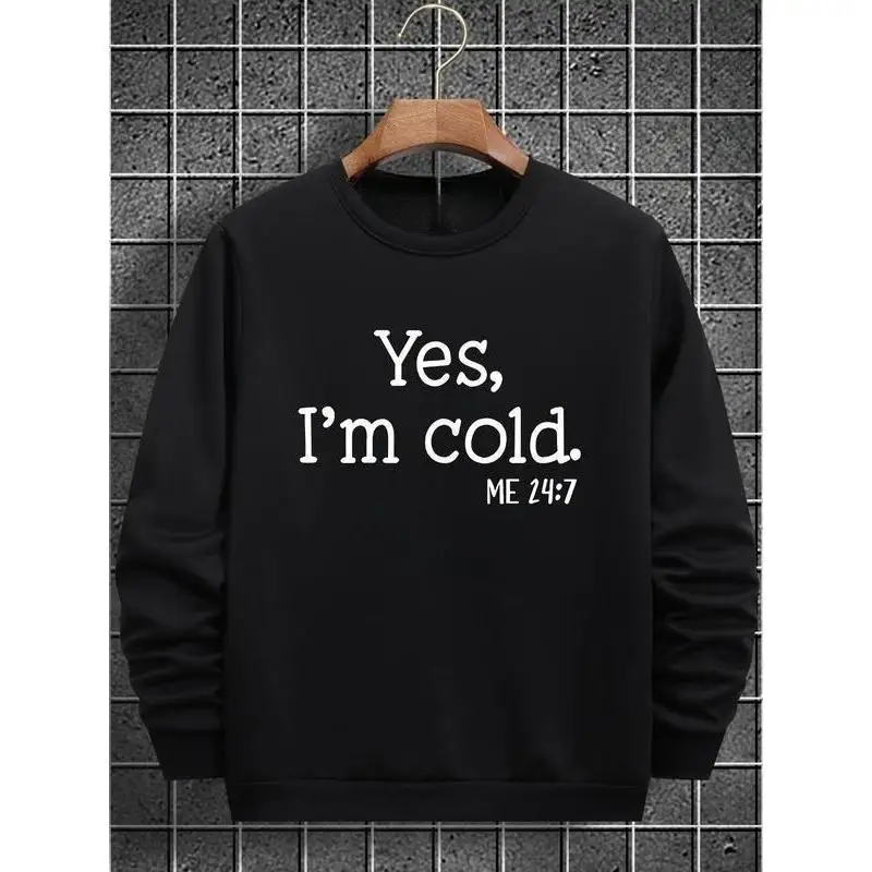 Men I'm Cold Sweatshirt Funny Humorous Graphic Tee Winter Fall Casual Pullover Loose Fit Cold Weather Slogan Top Gift
Men I'm Cold Sweatshirt Funny Humorous Graphic Tee Winter Fall Casual Pullover Loose Fit Cold Weather Slogan Top Gift