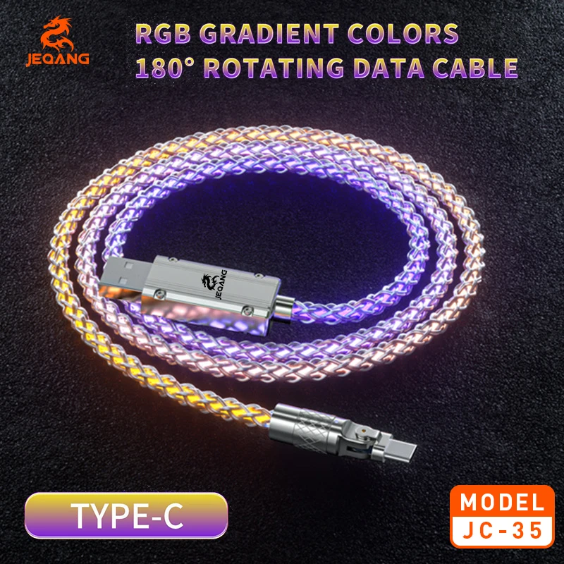 JEQANG JC-35 Корпус RGB локоть 180° ° Кабель для передачи данных Android/ios Кабель для зарядки
JEQANG JC-35 Корпус RGB локоть 180° ° Кабель для передачи данных Android/ios Кабель для зарядки
