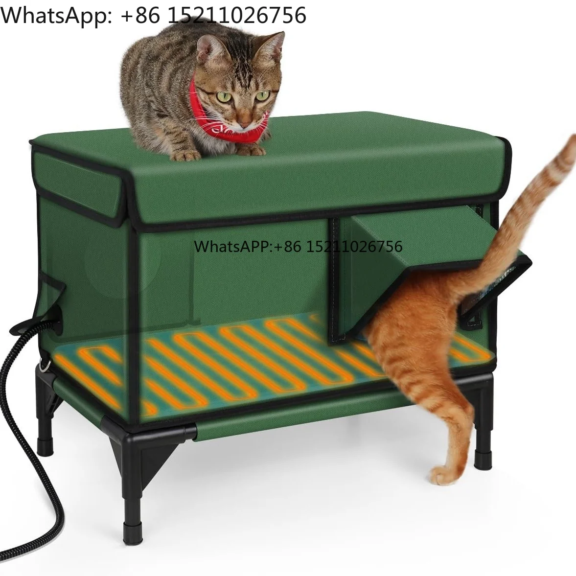 Indestructible Heated Cat House for Outside Waterproof Safe Outdoor Cat Shelter with Heater for Cat
Indestructible Heated Cat House for Outside Waterproof Safe Outdoor Cat Shelter with Heater for Cat