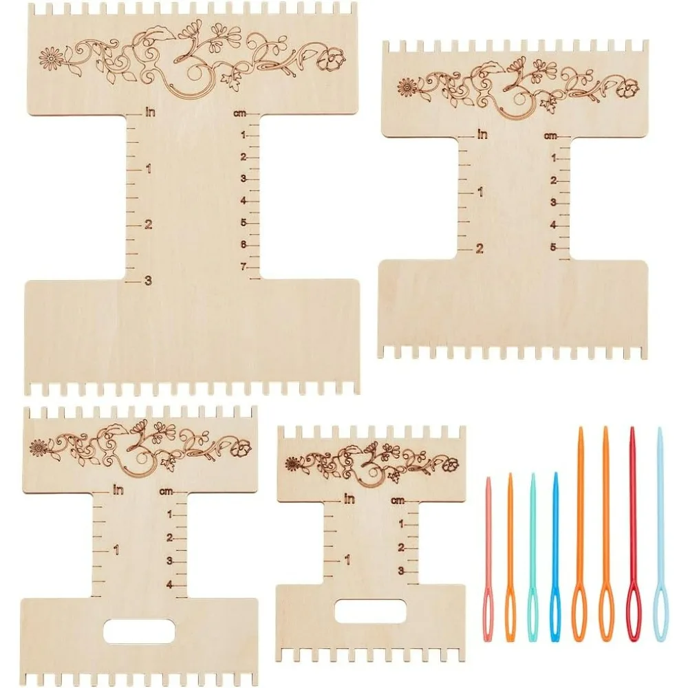 Weaving Loom Kit 4 Pcs Wood Crochet Blocking Board 8 Pcs Plastic Sewing Needles Premium Crochet Blocking Board Wood Crochet
Weaving Loom Kit 4 Pcs Wood Crochet Blocking Board 8 Pcs Plastic Sewing Needles Premium Crochet Blocking Board Wood Crochet