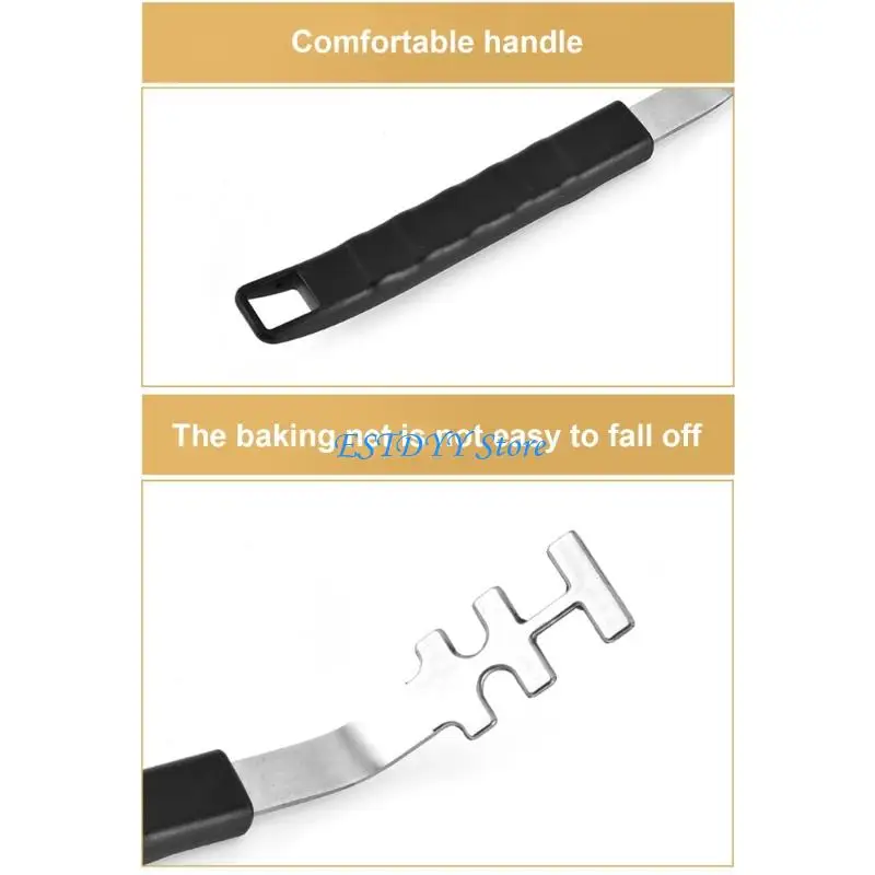 G6DE Stainless Steels Grills Grate Handle BBQ Grills Handle Camping Grills Tool Enduring
G6DE Stainless Steels Grills Grate Handle BBQ Grills Handle Camping Grills Tool Enduring