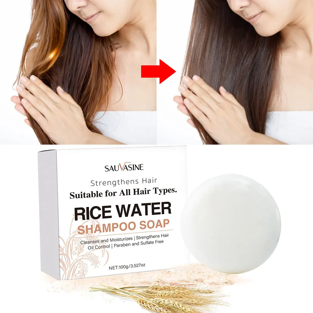 Organic Rice Shampoo Soap Bar Oil Free Conditioning Soap Rice Water Protein Nourishing Anti-loss Hair Soap Hair Growth Soap Bar
Organic Rice Shampoo Soap Bar Oil Free Conditioning Soap Rice Water Protein Nourishing Anti-loss Hair Soap Hair Growth Soap Bar