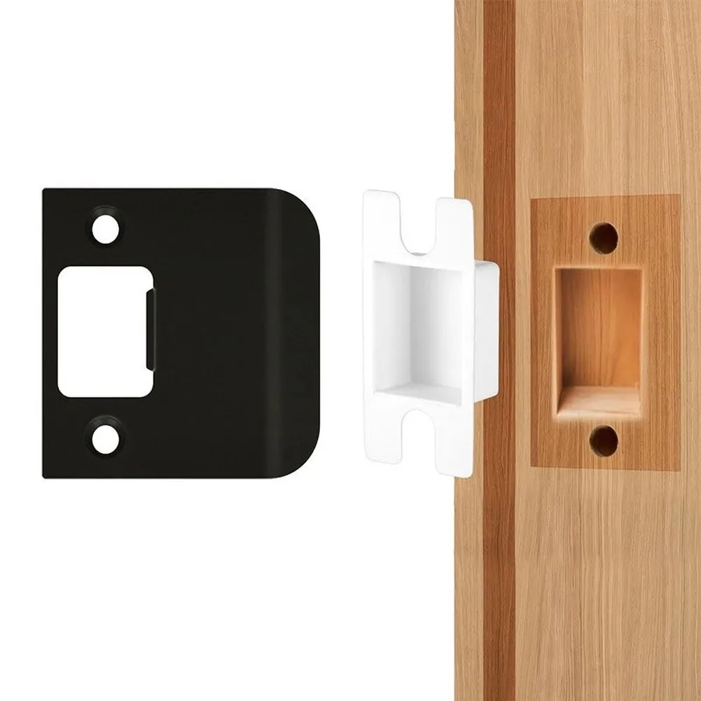 Door Strike Plate Kit in Stainless Steel for For home Door Frames with Screw Fasteners for Secure Lock Alignment
Door Strike Plate Kit in Stainless Steel for For home Door Frames with Screw Fasteners for Secure Lock Alignment