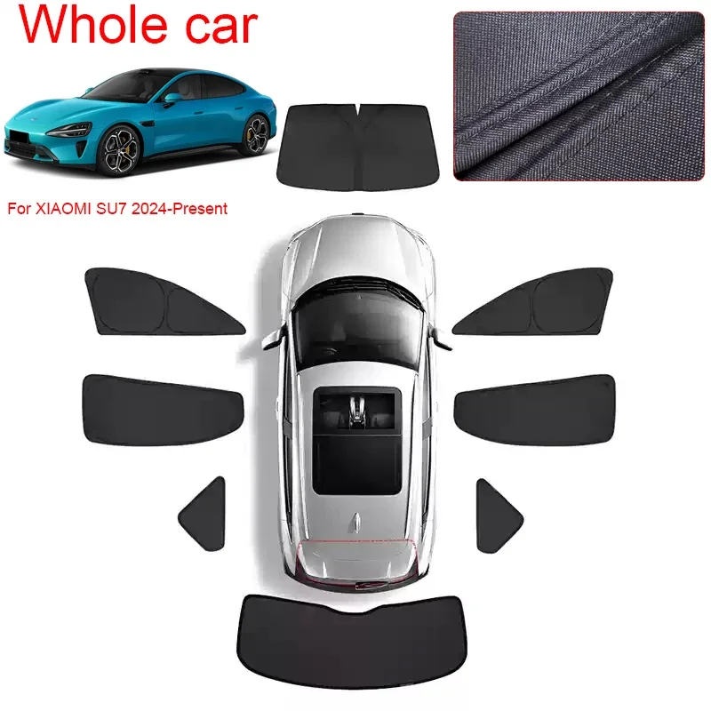 Car Black Window Privacy Sunshade For XIAOMI SU7 2024-Present Auto UV Block Sun Protection Interior Blackout Cover Accessory
Car Black Window Privacy Sunshade For XIAOMI SU7 2024-Present Auto UV Block Sun Protection Interior Blackout Cover Accessory