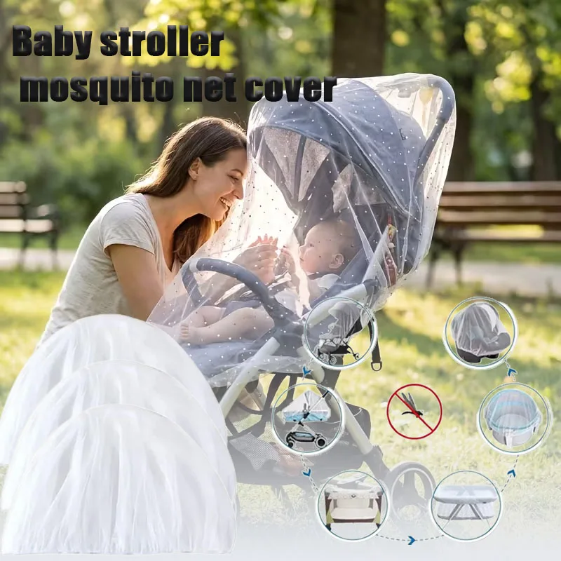 1 Piece Universal Breathable Stroller Mosquito Net Sun Shade Cover Insect Fly Protection for Pram Buggy Pushchair
1 Piece Universal Breathable Stroller Mosquito Net Sun Shade Cover Insect Fly Protection for Pram Buggy Pushchair