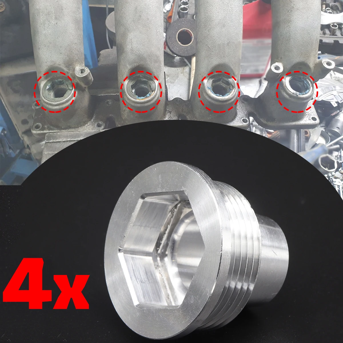 4X Fuel Injector Insert For Skoda Octavia Combi A4 MK1 Upgrade Aluminum Nozzle sleeve AUM ARX Cup Seat Car Replacement Parts
4X Fuel Injector Insert For Skoda Octavia Combi A4 MK1 Upgrade Aluminum Nozzle sleeve AUM ARX Cup Seat Car Replacement Parts