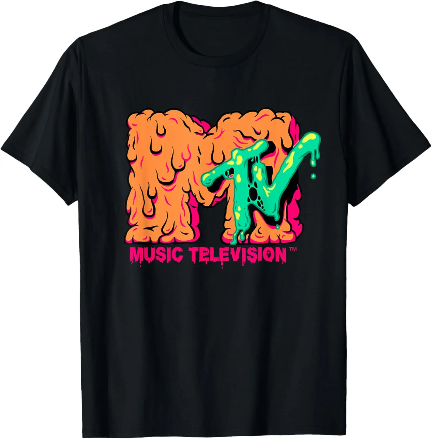 Fashion style - Mademark x MTV - MTV Logo Orange Slimy Goo Green Slime Melted MTV T-Shirt
Fashion style - Mademark x MTV - MTV Logo Orange Slimy Goo Green Slime Melted MTV T-Shirt