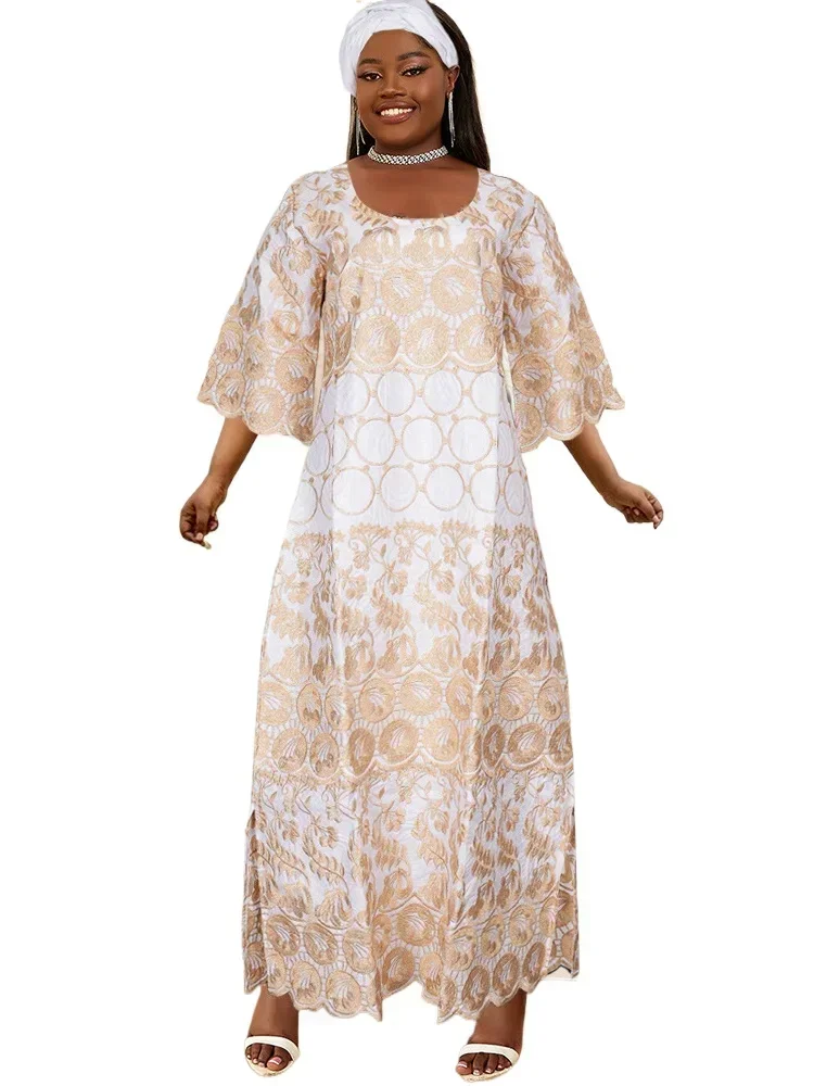 African Dresses For Women 2024 Plus Size 3XL 4XL Maxi Robe Wedding Party Traditional Evening Gown Africa Clothes Nigerian Turban
African Dresses For Women 2024 Plus Size 3XL 4XL Maxi Robe Wedding Party Traditional Evening Gown Africa Clothes Nigerian Turban