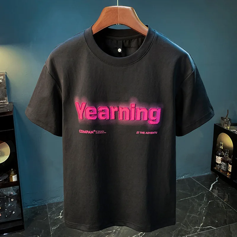 Summer Short sleeved Men's T-shirt 2025 Trendy Brand Embroidered Printed Versatile Fashion Printed Casual Top
Summer Short sleeved Men's T-shirt 2025 Trendy Brand Embroidered Printed Versatile Fashion Printed Casual Top