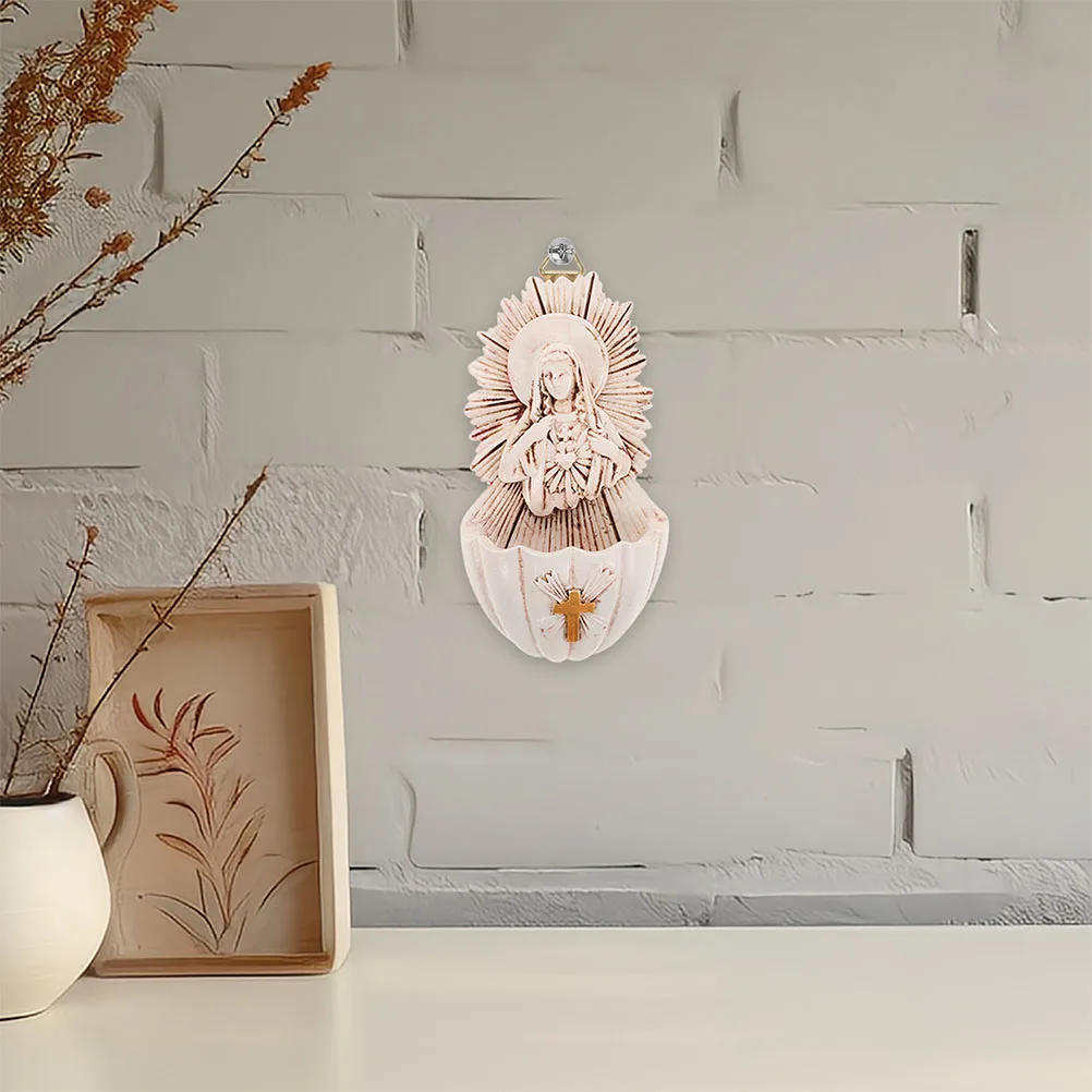 3Pcs Resin Catholic Holy Water Font Sacred Heart of Hanging Decor Home Church Entrance Religious Ornament
3Pcs Resin Catholic Holy Water Font Sacred Heart of Hanging Decor Home Church Entrance Religious Ornament