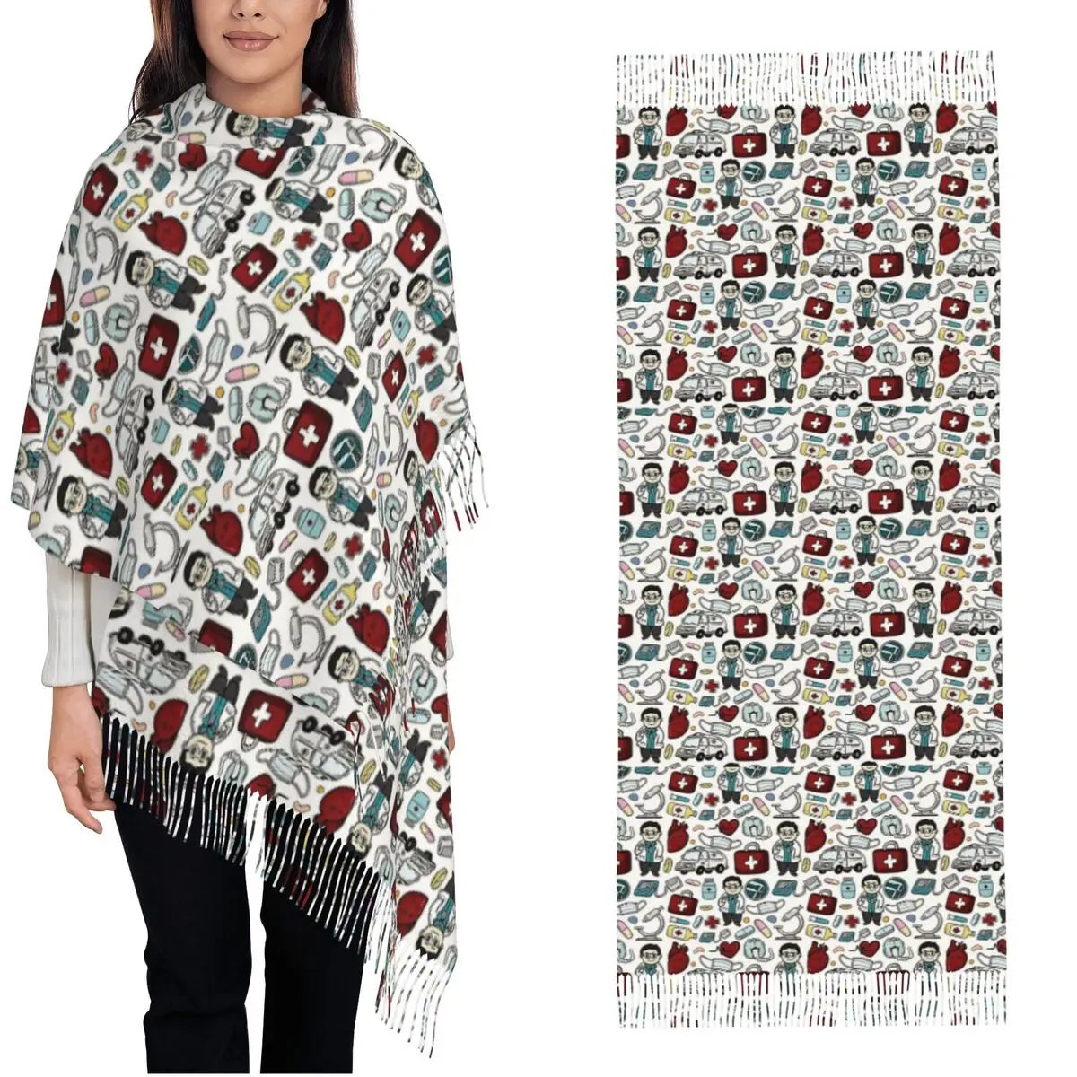 Medical Doctor General Practitioner Seamless Design Scarf with Tassel Warm Soft Shawls and Wraps Scarves Wraps Bufanda Mujer
Medical Doctor General Practitioner Seamless Design Scarf with Tassel Warm Soft Shawls and Wraps Scarves Wraps Bufanda Mujer