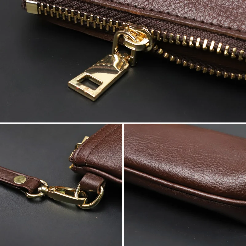 Fashion Cowhide Women Long Clutch bags Genuine Leather Lady Coin Purse Female Zipper Wristlet Wallet Mobile phone bag billfold
Fashion Cowhide Women Long Clutch bags Genuine Leather Lady Coin Purse Female Zipper Wristlet Wallet Mobile phone bag billfold