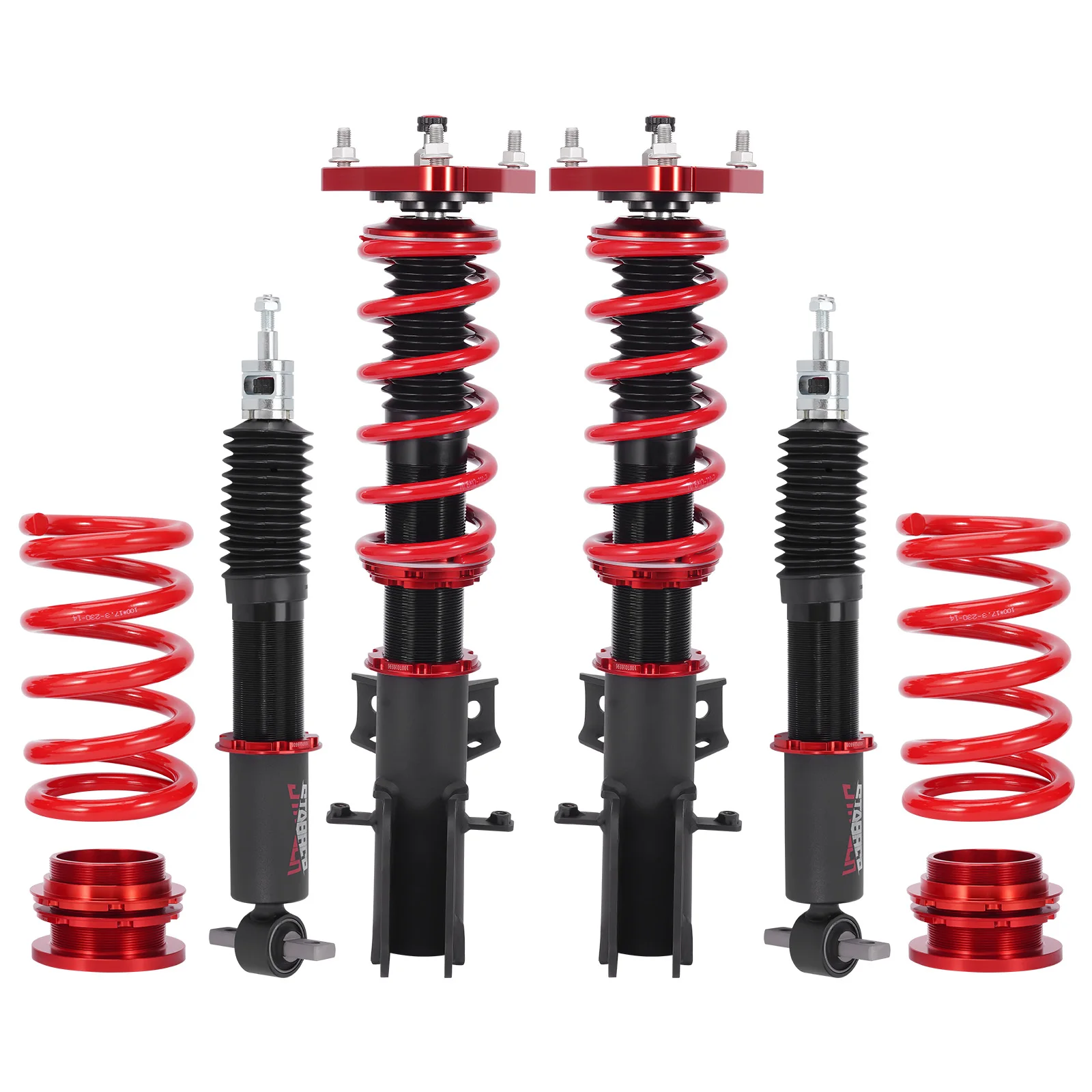 Racing Coilovers 24 Way Damper Suspension Kit for Ford Mustang 2015-2023
Racing Coilovers 24 Way Damper Suspension Kit for Ford Mustang 2015-2023
