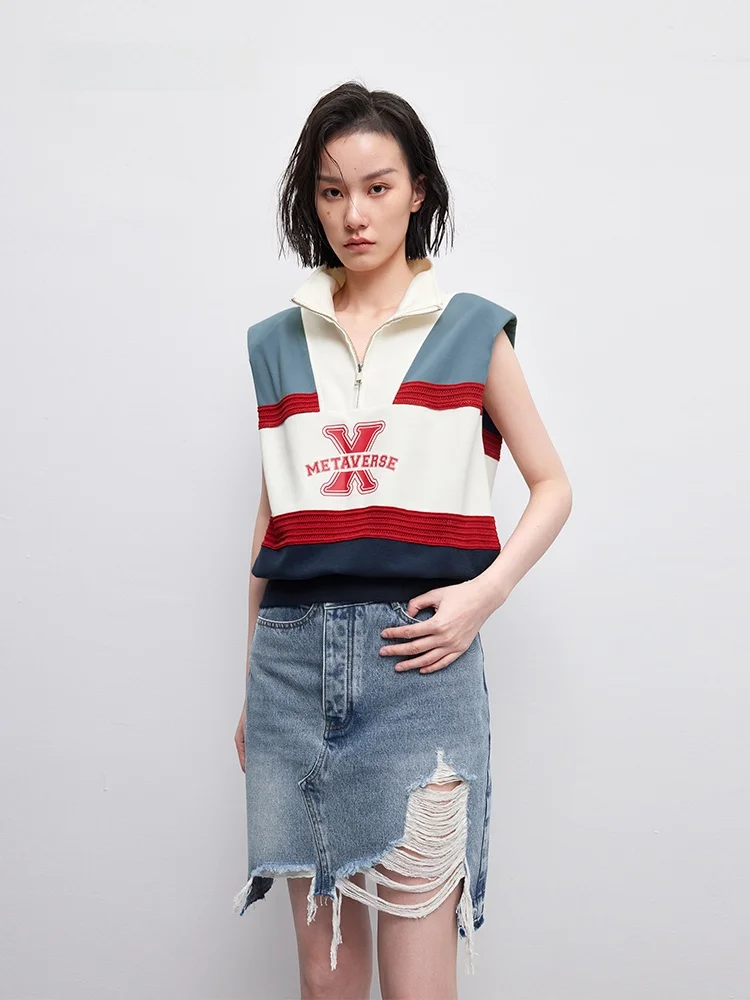 XMOOM Summer New American Retro Spliced Color Svel Vest Sweatirt Top Women's Faion Striped Commute Sle Printed Sl...
XMOOM Summer New American Retro Spliced Color Svel Vest Sweatirt Top Women's Faion Striped Commute Sle Printed Sl...