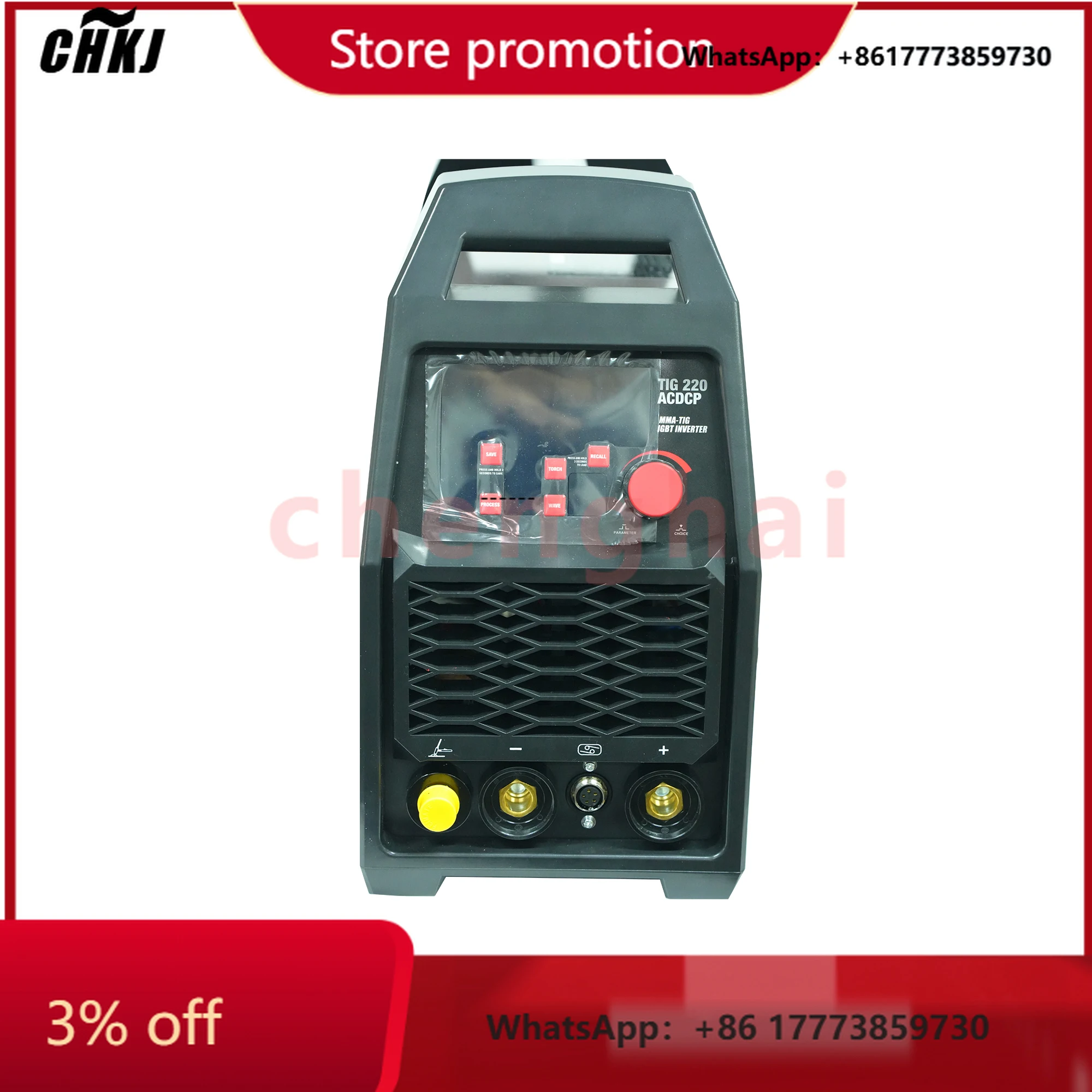 CHKJ-2025NEWLotos Factory Price Ad Dc Pulse 110v/220v 200a Stainless Steel/Aluminum Tig Welding Machine
CHKJ-2025NEWLotos Factory Price Ad Dc Pulse 110v/220v 200a Stainless Steel/Aluminum Tig Welding Machine