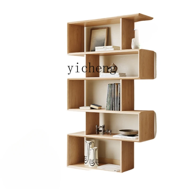 Tqh Solid Wood Bookshelf and Storage Shelf Floor Bookcase Home Nordic Ash Living Room Locker
Tqh Solid Wood Bookshelf and Storage Shelf Floor Bookcase Home Nordic Ash Living Room Locker