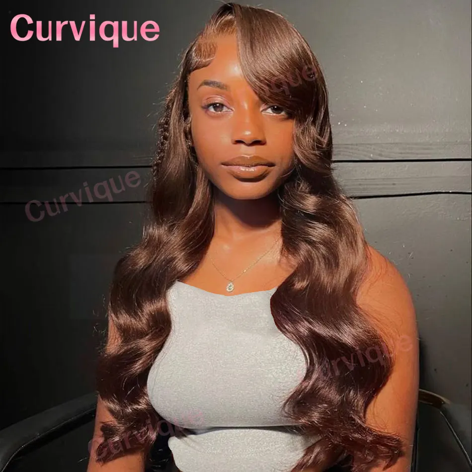 Chocolate Brown Body Wave 13x6 HD Lace Frontal Wig 100% Human Hair Wig Pre Plucked 30inch Brown 13x4 Lace Front Wig Colored Wigs
Chocolate Brown Body Wave 13x6 HD Lace Frontal Wig 100% Human Hair Wig Pre Plucked 30inch Brown 13x4 Lace Front Wig Colored Wigs