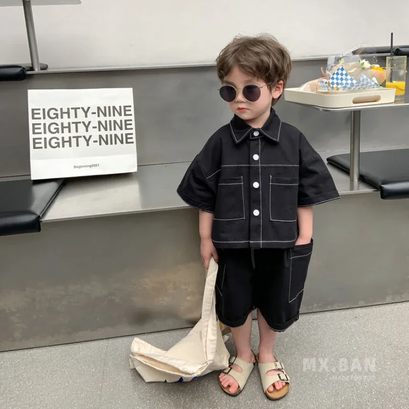 Summer Children's Clothing Baby Boy Clothes Kids Outfits Set Fashion Shirt + Shorts 2-Piece Set Birthday Outfits 2-9 Years Wear
Summer Children's Clothing Baby Boy Clothes Kids Outfits Set Fashion Shirt + Shorts 2-Piece Set Birthday Outfits 2-9 Years Wear