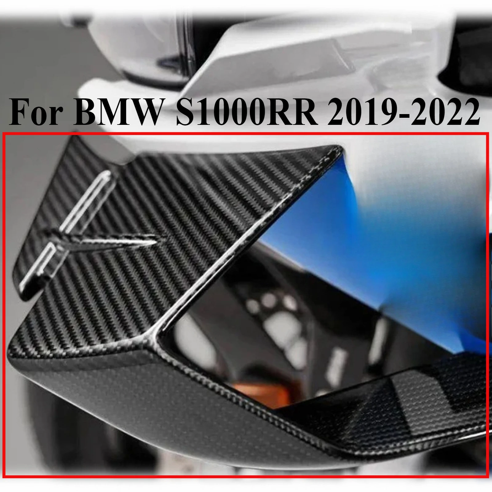 For BMW S1000RR 2019-2022 Motorcycle Front Spoiler Side Wind Wing Fixed Wind Wing Side Fairing Panel Aerodynamic Modification
For BMW S1000RR 2019-2022 Motorcycle Front Spoiler Side Wind Wing Fixed Wind Wing Side Fairing Panel Aerodynamic Modification